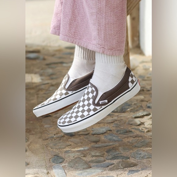 Vans Shoes - Vans Color Theory Brown Slip On Sneakers